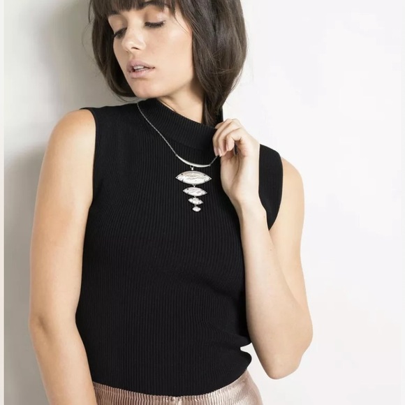 EUC Kendra Scott Morris Gold Dust long rose gold necklace slide adjuster - Picture 2 of 9